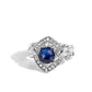 Undefeated Dazzle - Blue - Paparazzi Ring Image