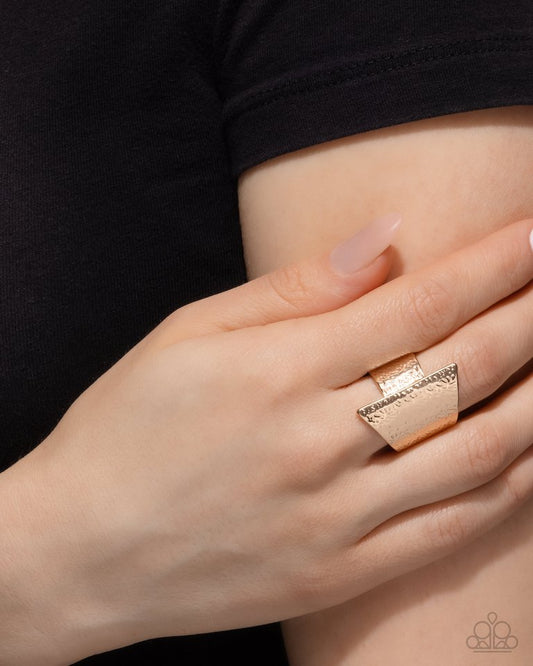 Metallic Shade - Gold - Paparazzi Ring Image