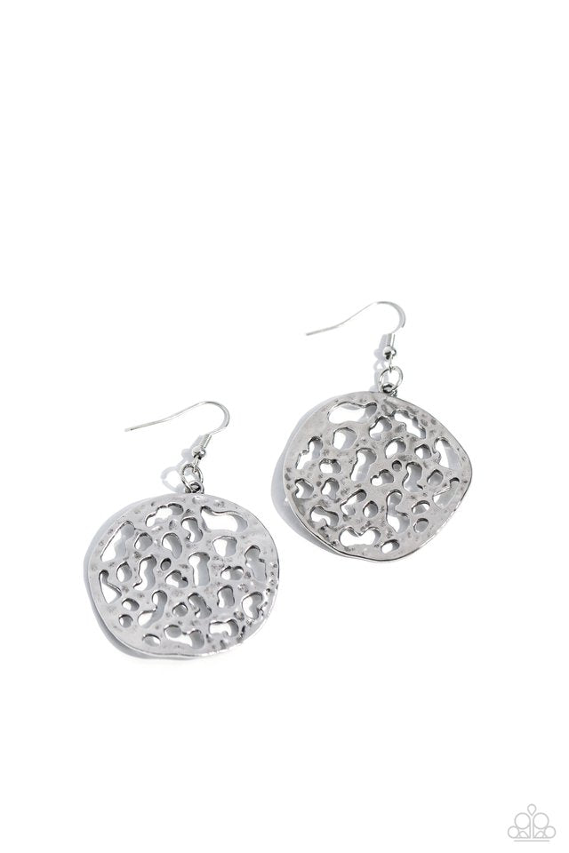 Holey Heirloom - Silver - Paparazzi Earring Image