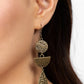 Artisanal Allure - Brass - Paparazzi Earring Image