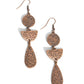 Artisanal Allure - Copper - Paparazzi Earring Image