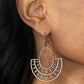 Solar Surge - Copper - Paparazzi Earring Image