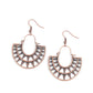 Solar Surge - Copper - Paparazzi Earring Image