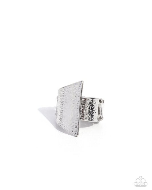 Metallic Shade - Silver - Paparazzi Ring Image