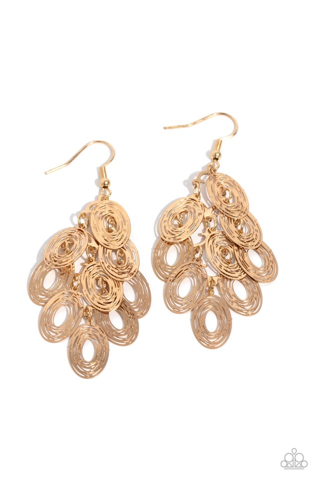 小物 RANDY 25SS TWINKLE (GOLD) Paparazzi Earring ~ Thrift Shop Twinkle - Gold – Paparazzi Jewelry