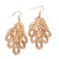 Thrift Shop Twinkle - Gold - Paparazzi Earring Image