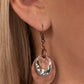 Hammered Homespun - Copper - Paparazzi Earring Image