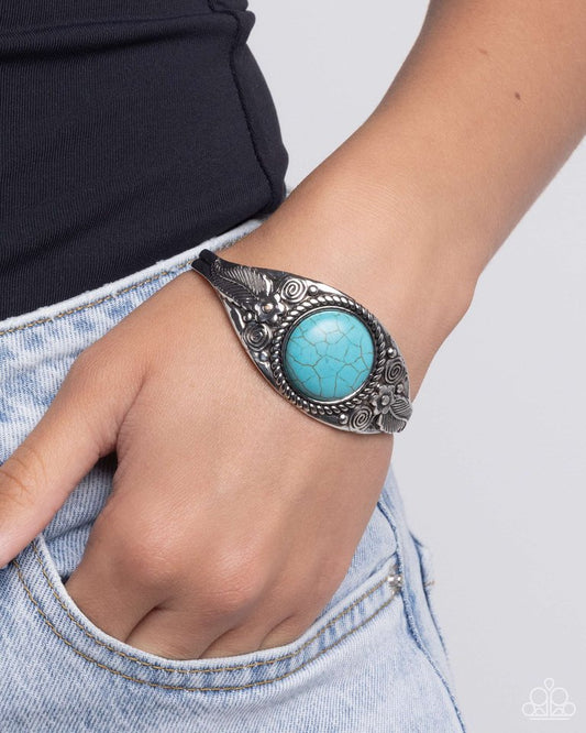 Whimsically Winslow - Blue - Paparazzi Bracelet Image