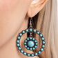 ​Saguaro Sanctuary - Blue - Paparazzi Earring Image