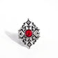 ​Iconic Insignia - Red - Paparazzi Ring Image