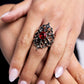 ​Iconic Insignia - Red - Paparazzi Ring Image