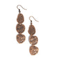 Ancient Archive - Copper - Paparazzi Earring Image