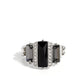 ​A GLITZY Verdict - Black - Paparazzi Ring Image