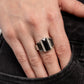 ​A GLITZY Verdict - Black - Paparazzi Ring Image