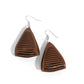​In and OUTBACK - Brown - Paparazzi Earring Image