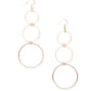 ​Urban Ozone - Rose Gold - Paparazzi Earring Image