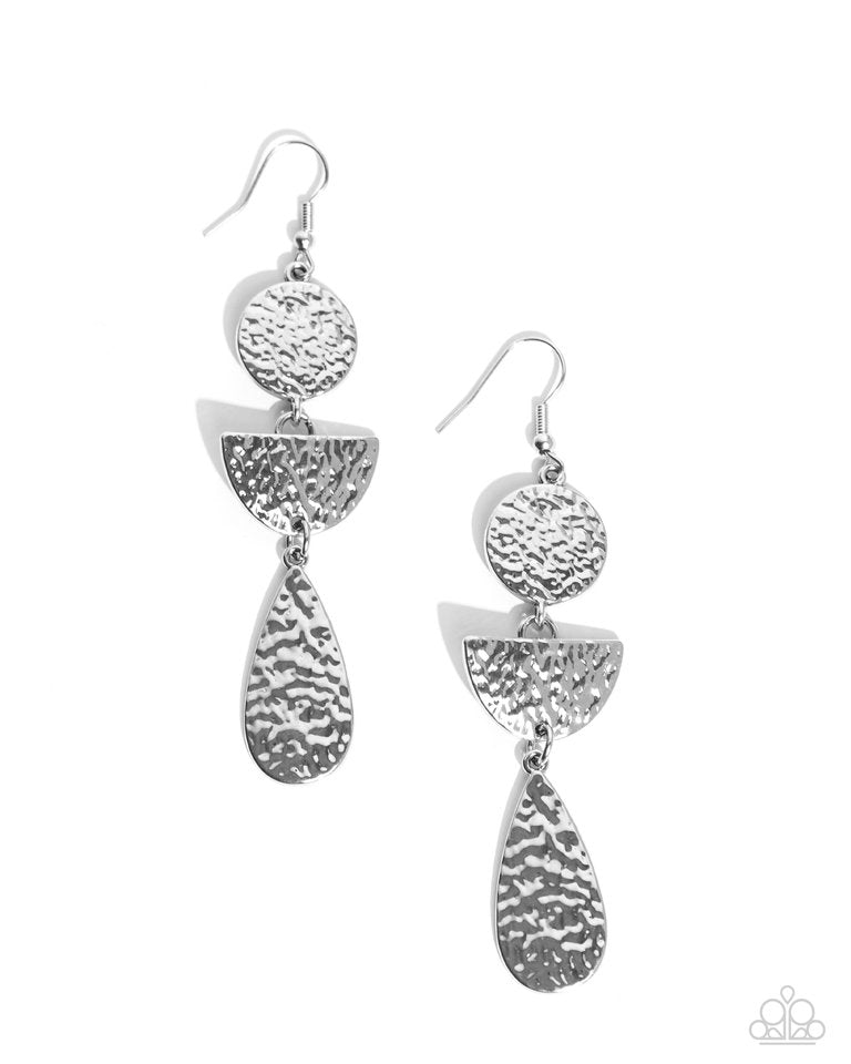 ​Thrift Shop Trove - Silver - Paparazzi Earring Image