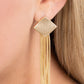 Experimental Elegance​ - Gold - Paparazzi Earring Image