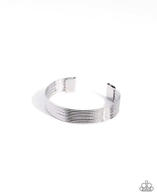 Limitlessly Layered - Silver - Paparazzi Bracelet Image