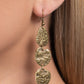 ​Ancient Archive - Brass - Paparazzi Earring Image