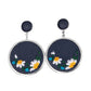 ​Embroidered Gardens - Blue - Paparazzi Earring Image