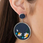 ​Embroidered Gardens - Blue - Paparazzi Earring Image