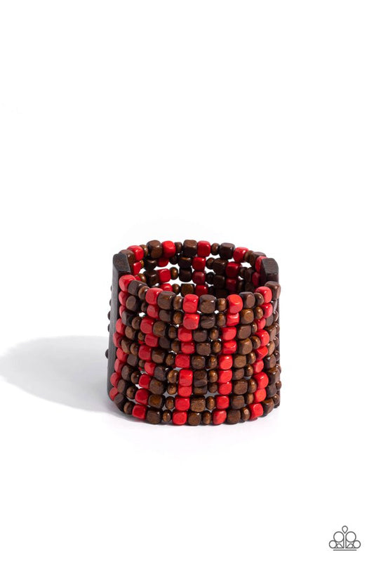 R and R - Red - Paparazzi Bracelet Image