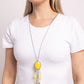 Whimsical Wishes - Yellow - Paparazzi Necklace Image