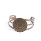 ​Head Over Hibiscus - Brass - Paparazzi Bracelet Image