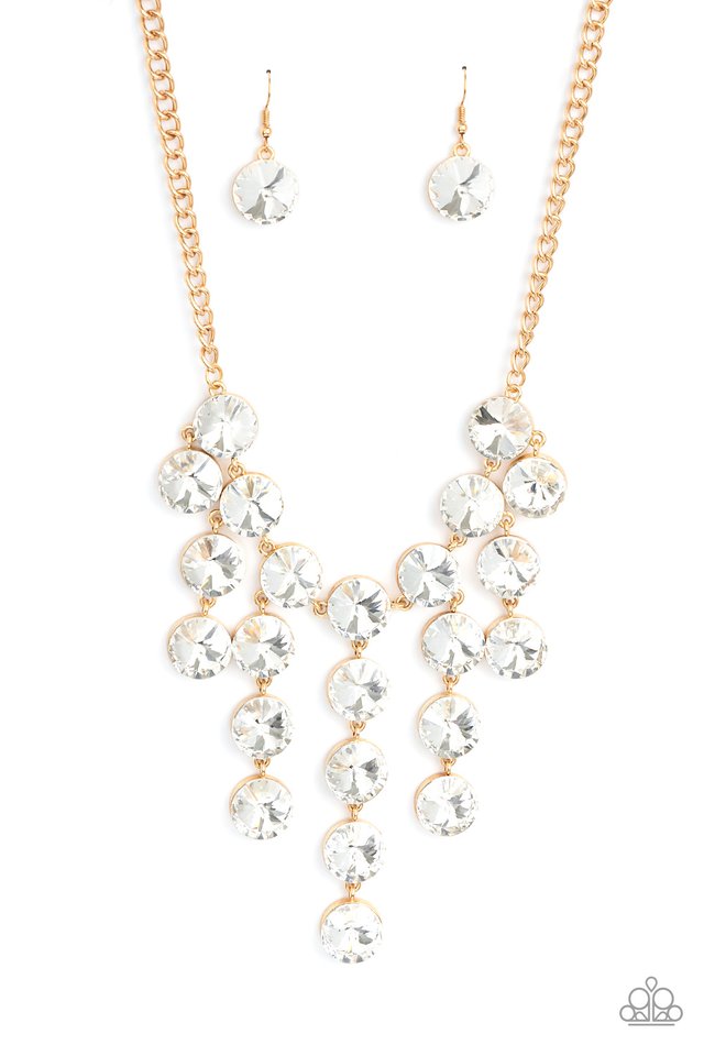 Spotlight Stunner - Gold - Paparazzi Necklace Image