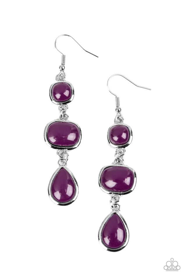 Fashion Frolic - Purple - Paparazzi Earring Image