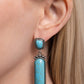 Southern Charm - Blue - Paparazzi Earring Image