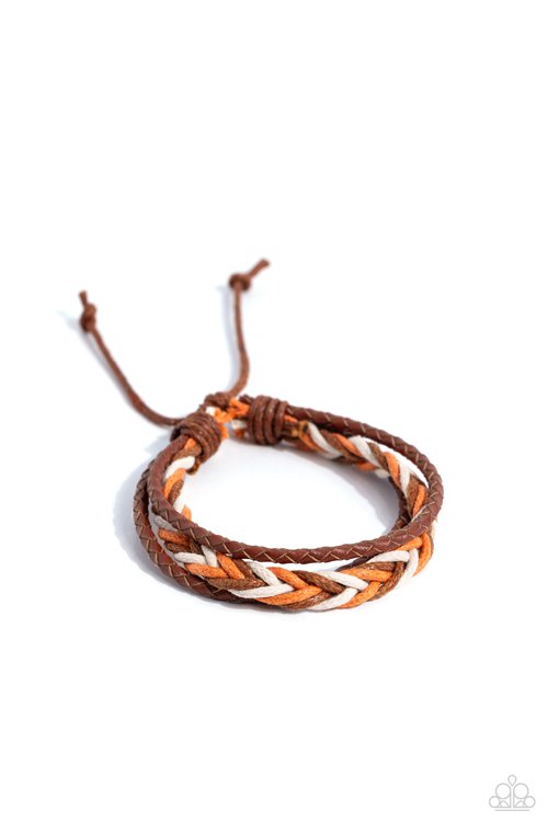 Catch My DRIFTER - Orange - Paparazzi Bracelet Image