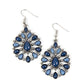 ​Lively Luncheon - Blue - Paparazzi Earring Image