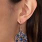 ​Lively Luncheon - Blue - Paparazzi Earring Image