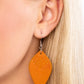 ​Naturally Nostalgic - Yellow - Paparazzi Earring Image