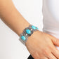 Sandstone Serenade - Blue - Paparazzi Bracelet Image