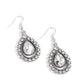 Divinely Duchess​ - White - Paparazzi Earring Image