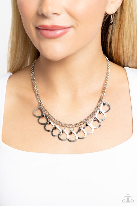 TEAR-rifically Twinkling - Black - Paparazzi Necklace Image