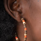 Effortlessly Earthy - Orange - Paparazzi Earring Image