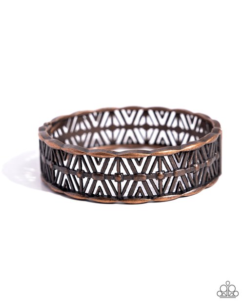 ESCAPADE Artist - Copper - Paparazzi Bracelet Image