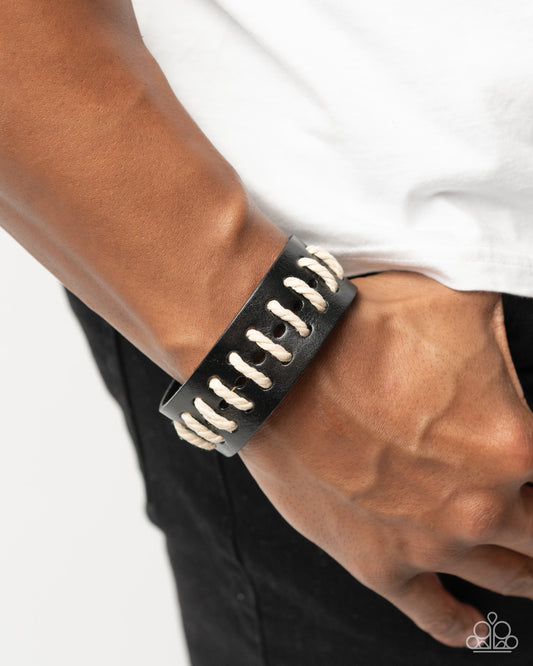 So Survivalist - Black - Paparazzi Bracelet Image