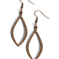 Twinkly Treat - Copper - Paparazzi Earring Image