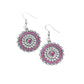 Twinkly Translation - Pink - Paparazzi Earring Image