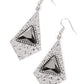 Cosmic Destination - Silver - Paparazzi Earring Image