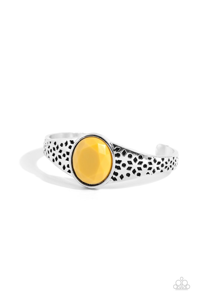 Over POP-ulated - Yellow - Paparazzi Bracelet Image