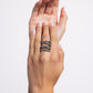 Industrial Intersection - Silver - Paparazzi Ring Image