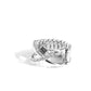 Elegantly Engaged - Silver - Paparazzi Ring Image