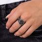 Beautifully BEAD-azzled - Blue - Paparazzi Ring Image
