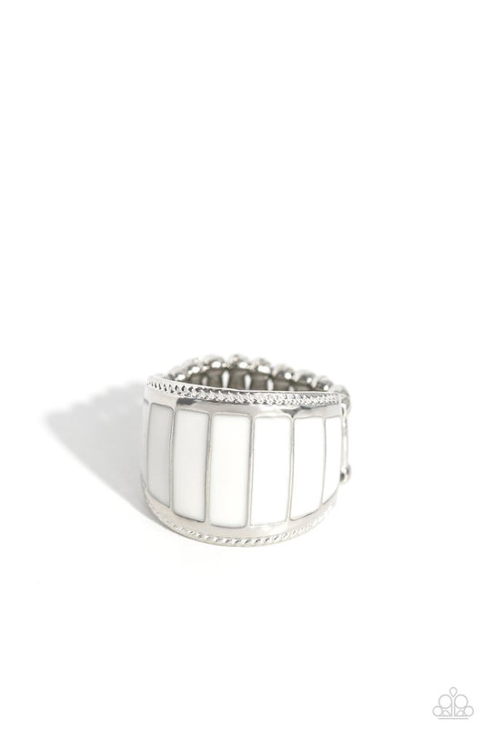 SWATCH Your Step - White - Paparazzi Ring Image